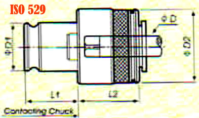 Kích thước Collet cặp mũi ta rô chuẩn ISO 529